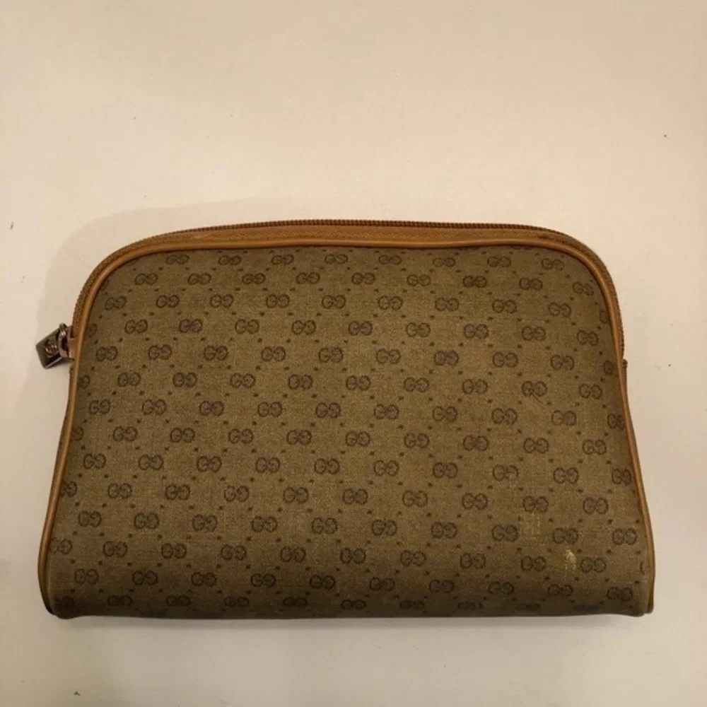 Gucci vintage gg toiletries cosmetic case bag